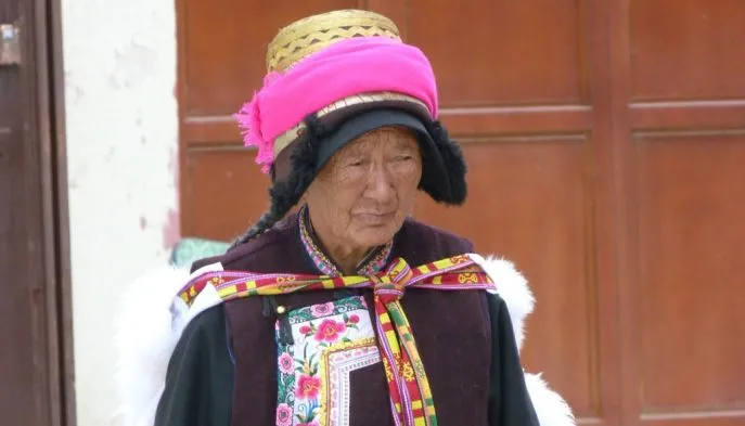 tibetaanse vrouw zhongdian