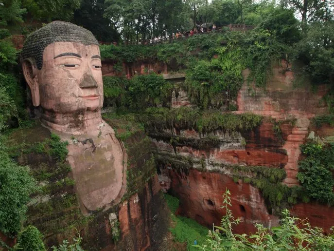 Leshan-boeddha-buiten-Chengdu