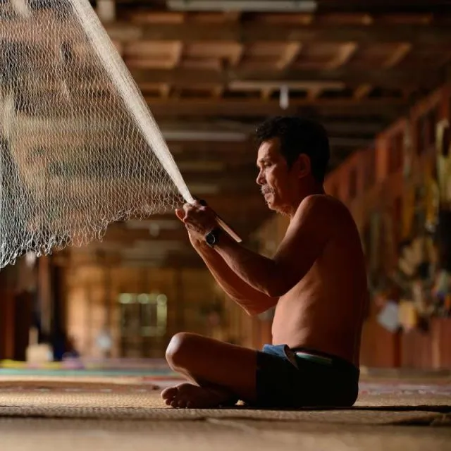 dimsum reizen borneo sarawak nanga sumpa lodge 3