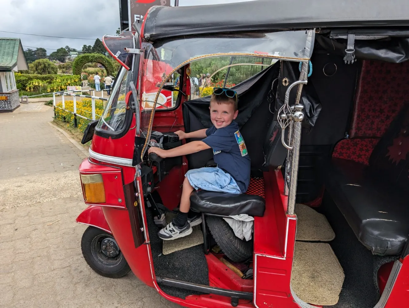 Sri Lanka Tuktuk Kinderen Familiereis Rondreis