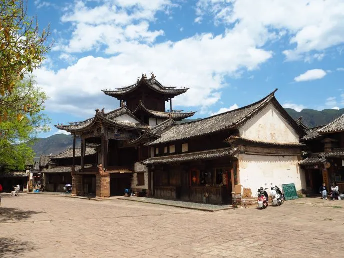dorpsplein shaxi yunnan