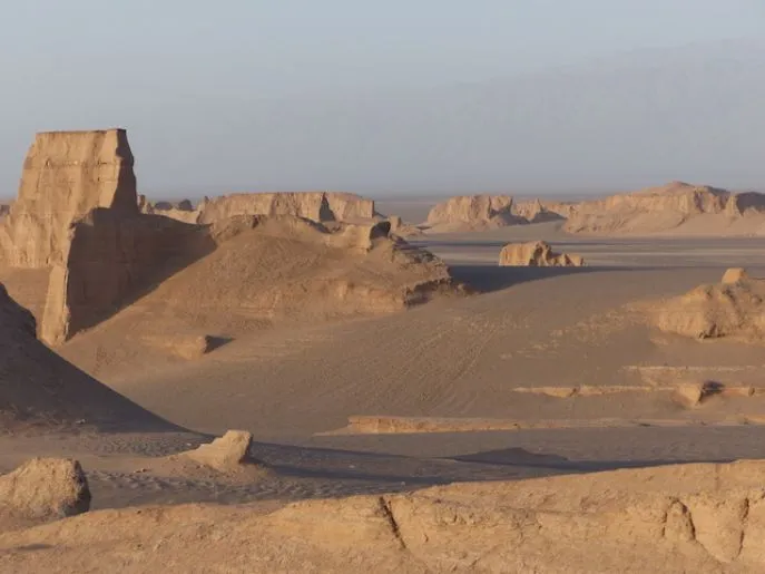 kalut woestijn iran
