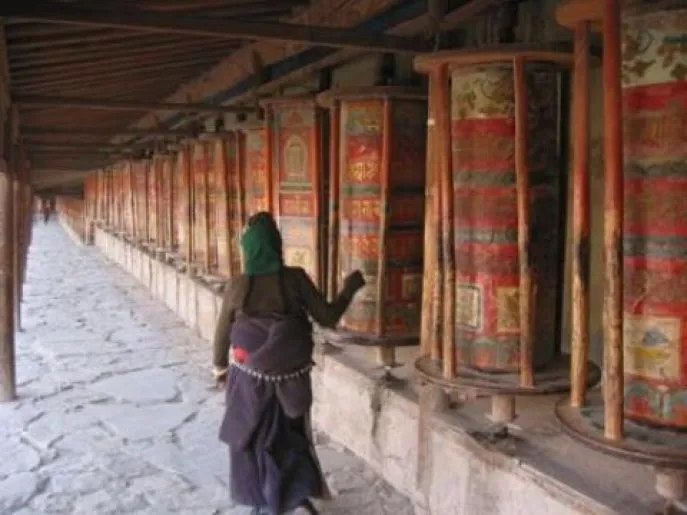 Gebedsmolen-Labrang-Klooster-cultuur
