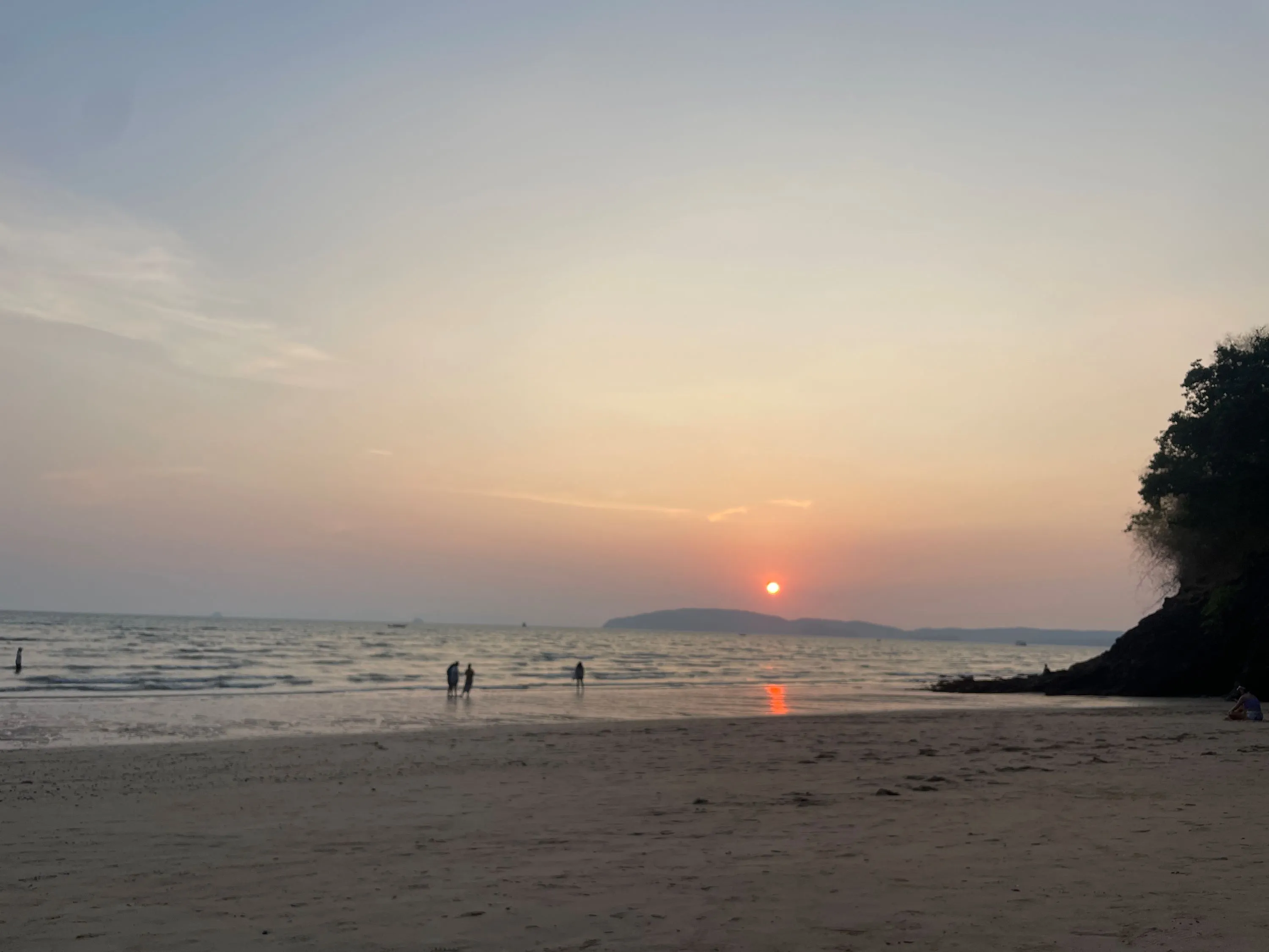 Zonsondergang-Thailand