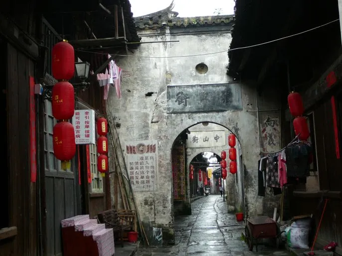 Hunan-Qianyang-oude-centrum-straat