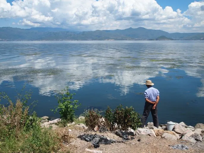 erhai lake dali china