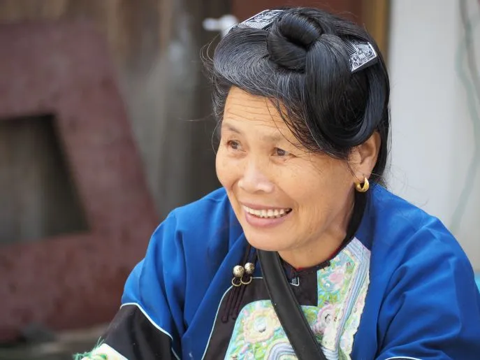 dong lady guizhou china
