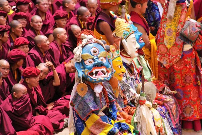 indien ladakh hemis festival reise
