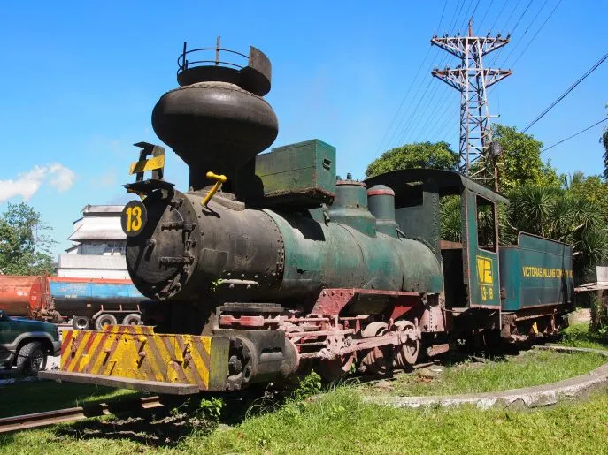old steamtrain of sugarcane company