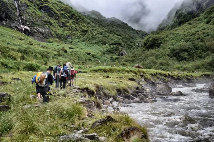 dimsum reizen annapurna sanctuary trekking himalaya hotel