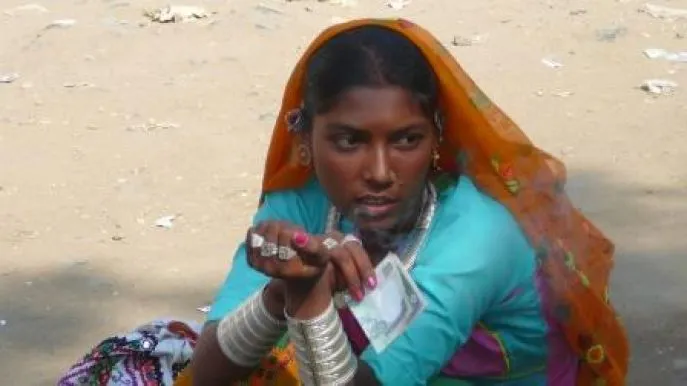 straatbeeld rajasthan india