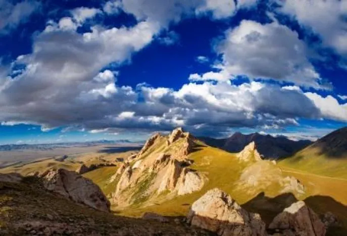 on the road in kyrgyzstan