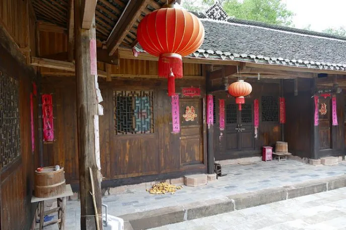 shiyanping home yeye erfgoed-dorp lampion