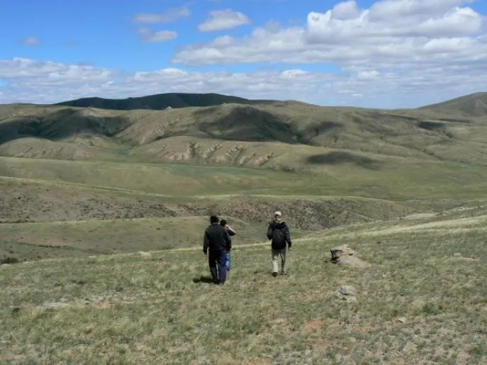 wandelen in khustai mongolie