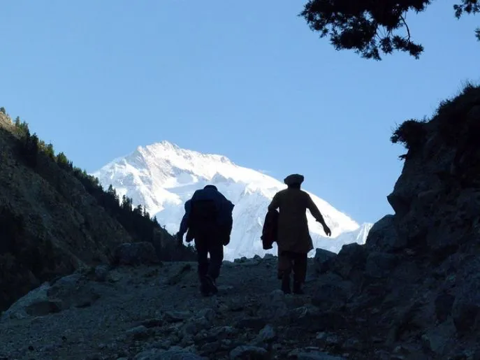 wandelen naar fairy meadows