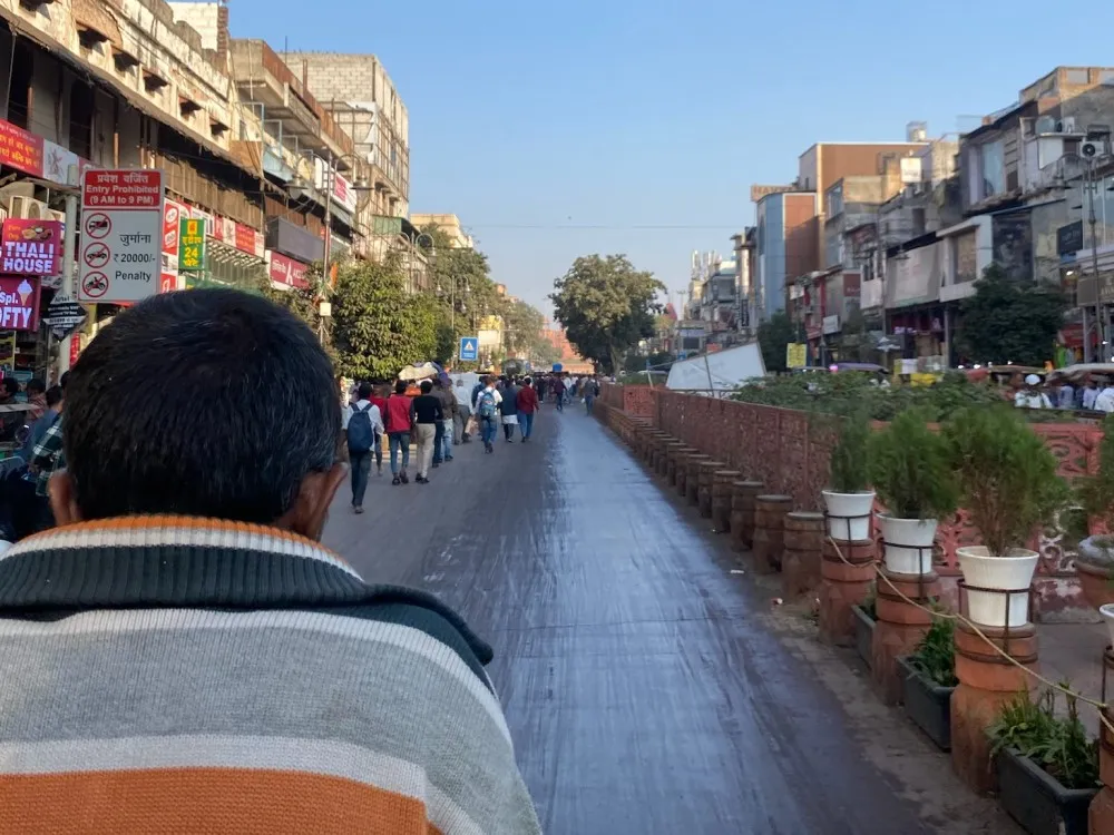 streetfoodtour delhi riksja