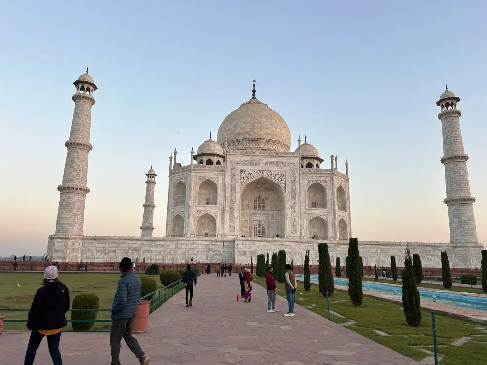 taj mahal zonsopgang agra