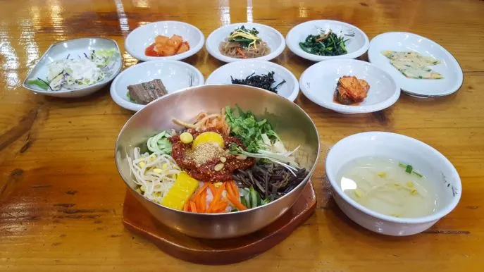 dimsum reizen naar zuidkorea jeonju bibimbap