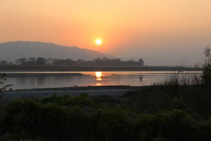 nepal chitwan sunset 4