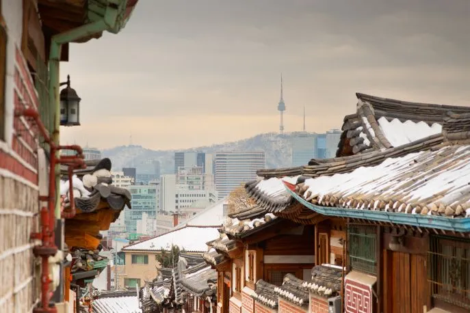 winter familiereis zuid korea