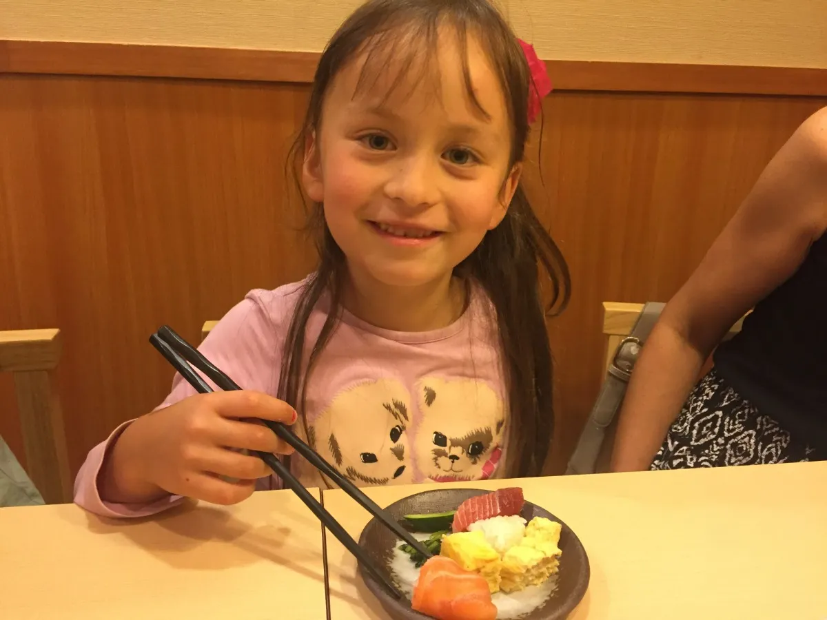 japan tokyo sushi kind kinderen familiereis