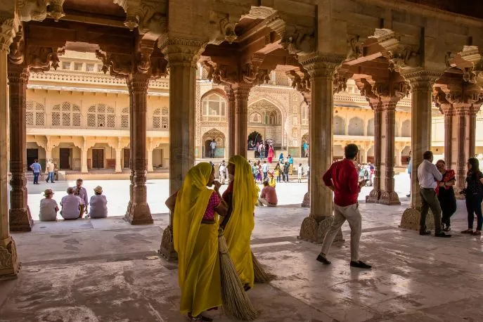 india jaipur amber fort dimsum rondreizen