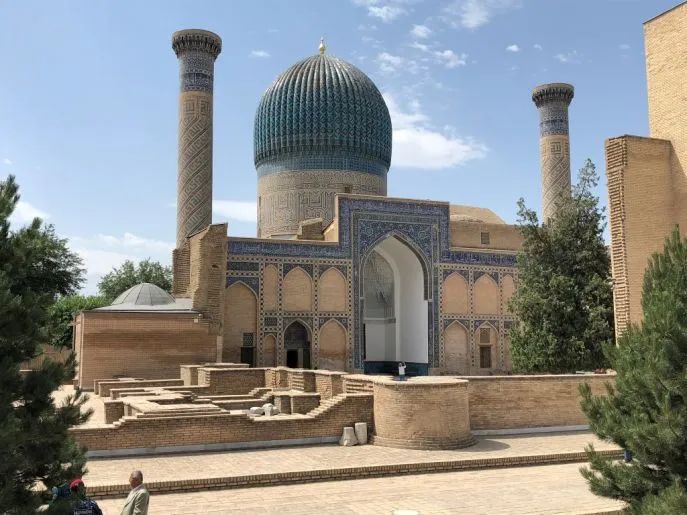 samarkand oezbekistan treinreis 2