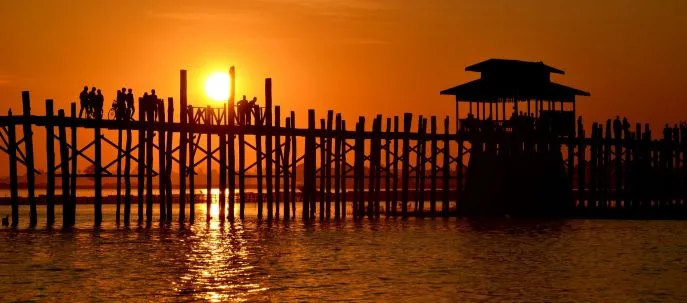 dimsum reizen naar myanmar ubein brug vanuit mandalay