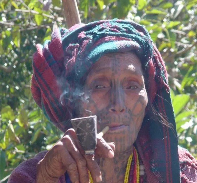 myanmar chin vrouw kanpetlet 2