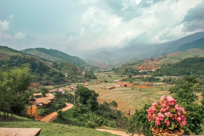 nan thailand platteland