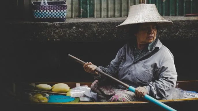 drijvende markten thailand