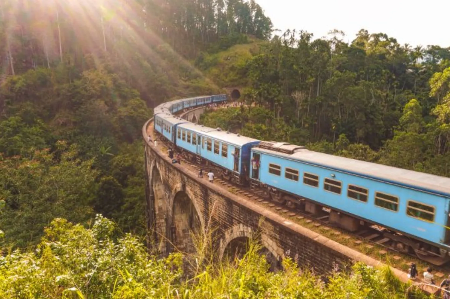 Ella Nine Arch bridge Trein SriLanka