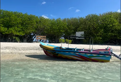 Pigeon island trincomalee duiveneiland bootje