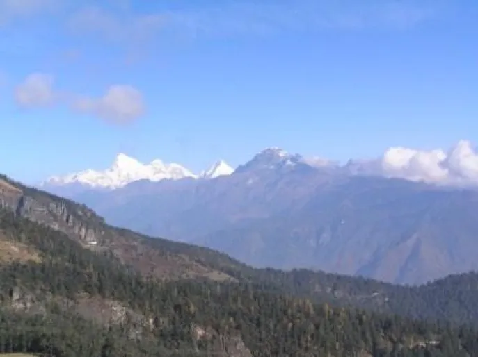 bhutan berglandschap