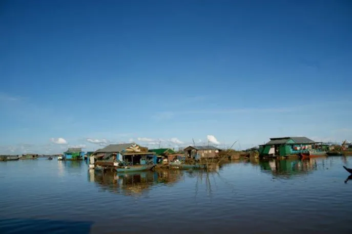 tonle sap meer vissersdorp cambodja